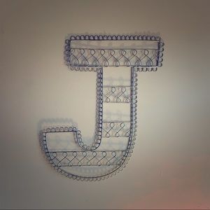 PBTeen Wire Wall Letter “J”